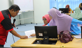 Bengkel Sistem Katalog Bersepadu Pusat Sumber Sekolah (SKBPSS) di Perpustakaan UMP Gambang ( 30 Januari 2019)