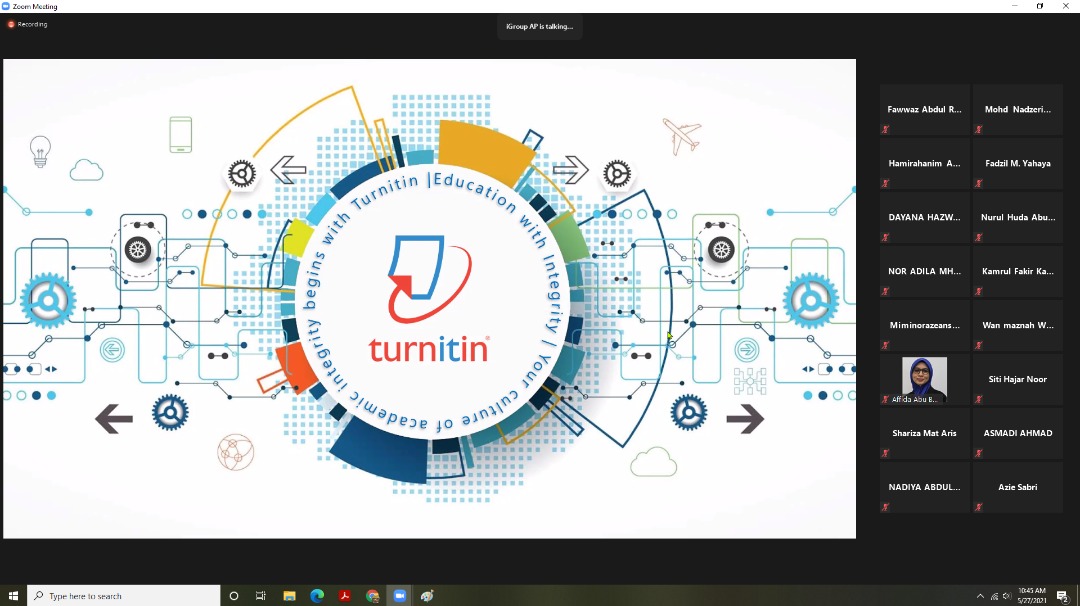 User Education Programme – Turnitin online training: Guide for Instructor (27 May 2021)